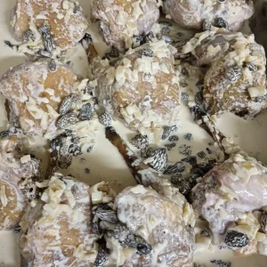 cuisses de pintades farcies aux morilles