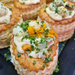 vol au vent aux fruits de mer