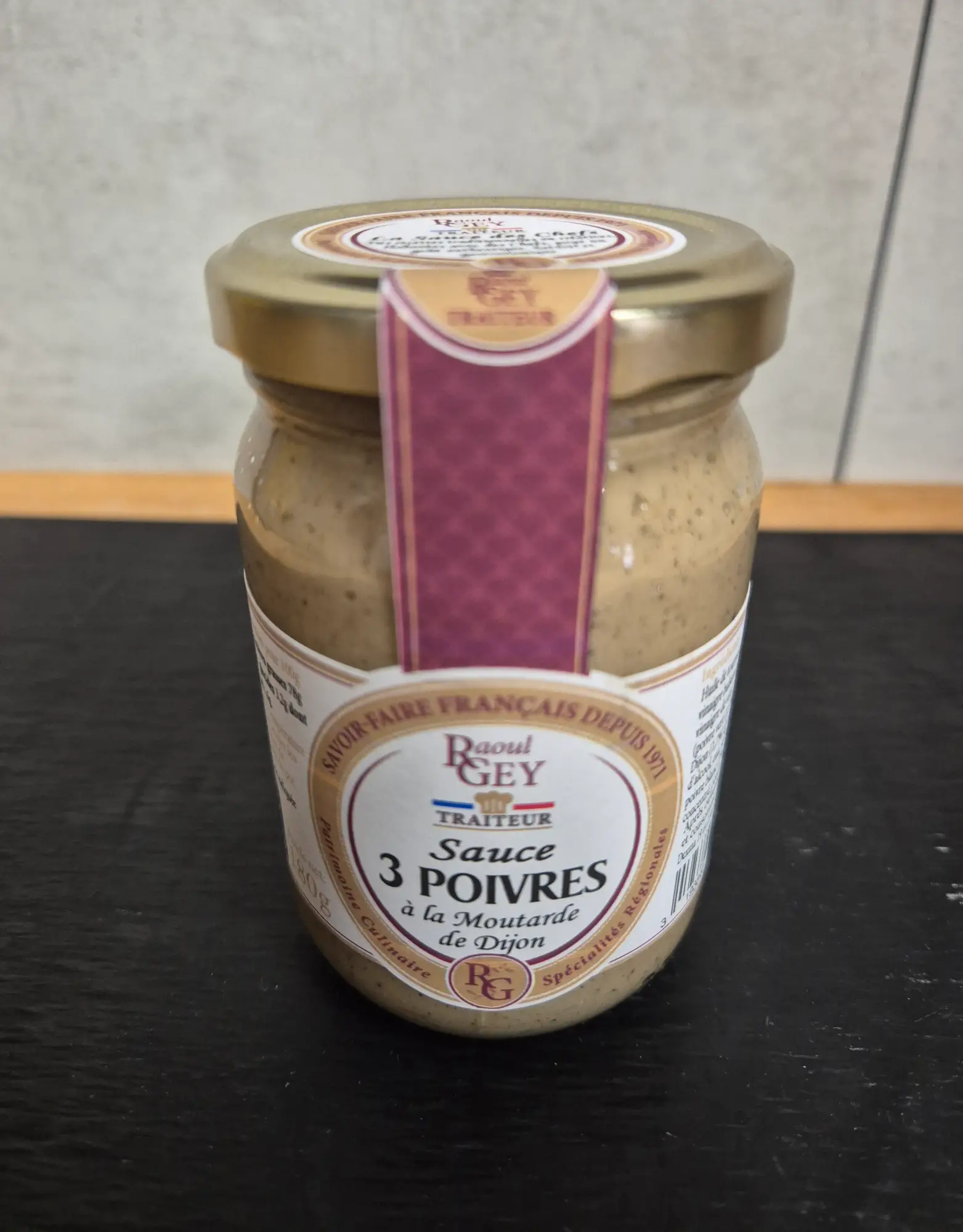 sauce 3 poivres