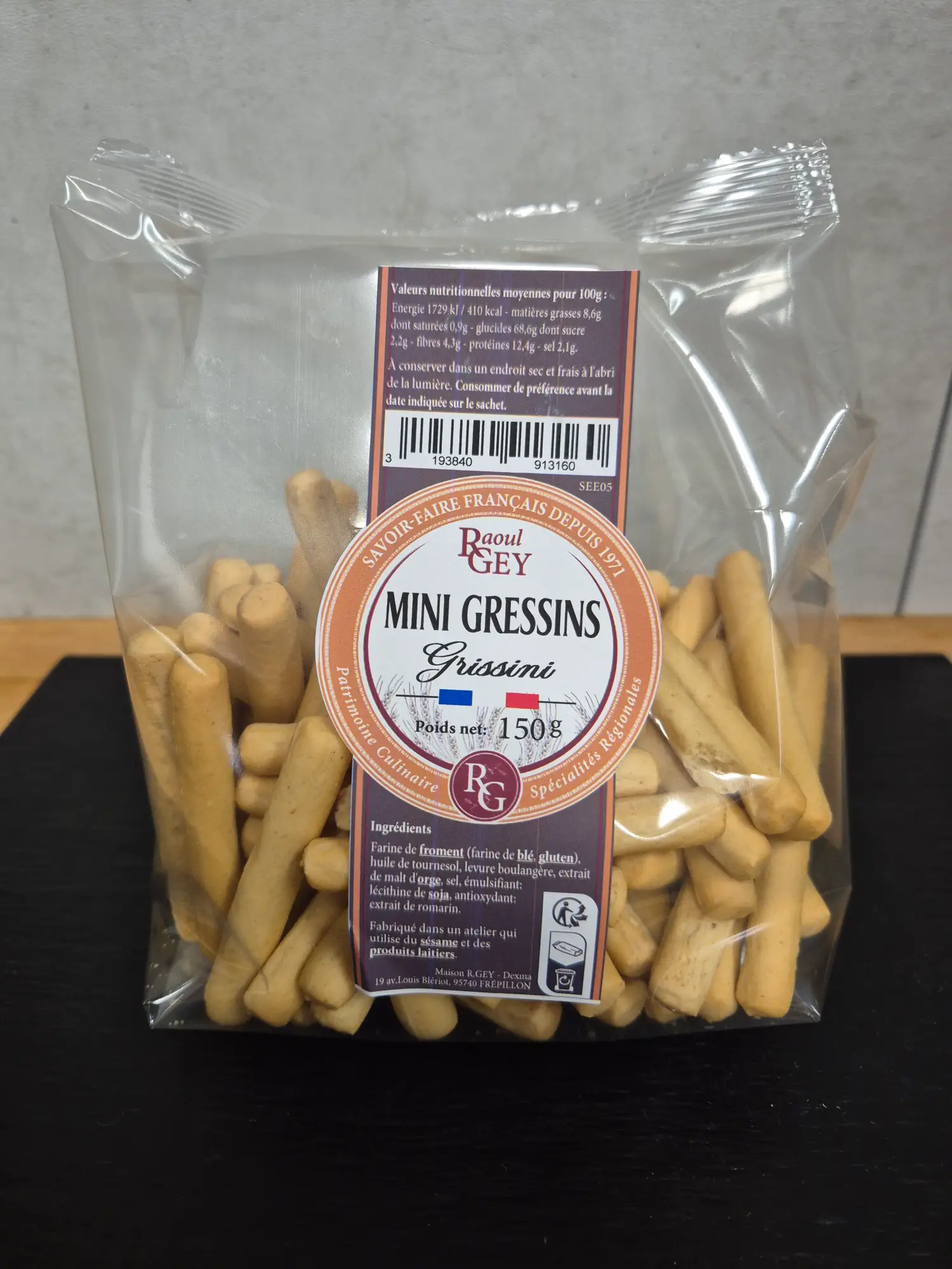Minis gressins